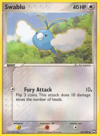 Swablu (66) Reverse Holofoil - Power Keepers