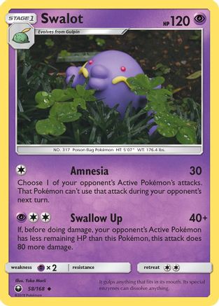 Swalot (58) Reverse Holofoil - Celestial Storm