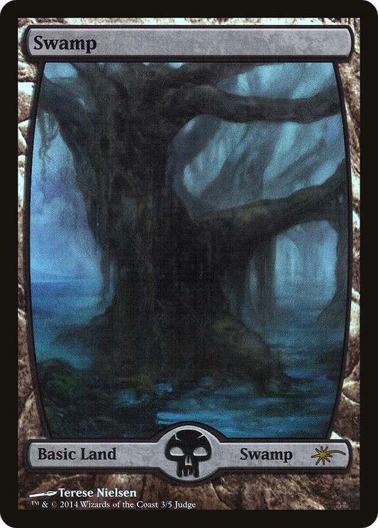 Swamp (003) Foil - Judge Gift Cards 2014