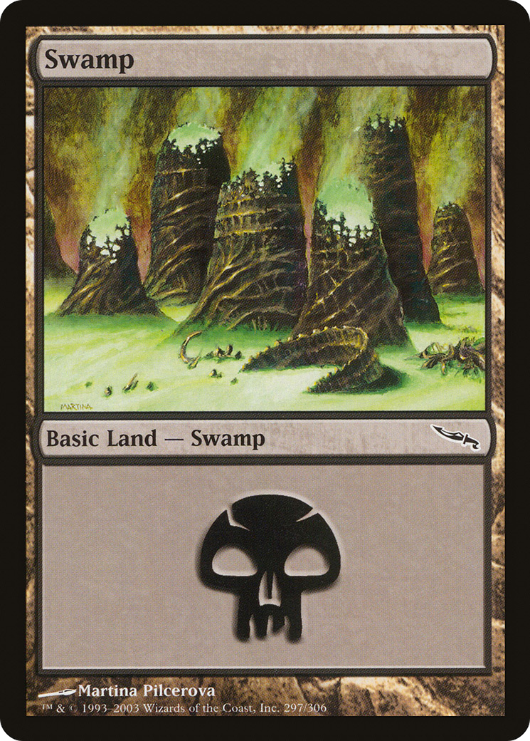 Swamp (297) Foil - Mirrodin