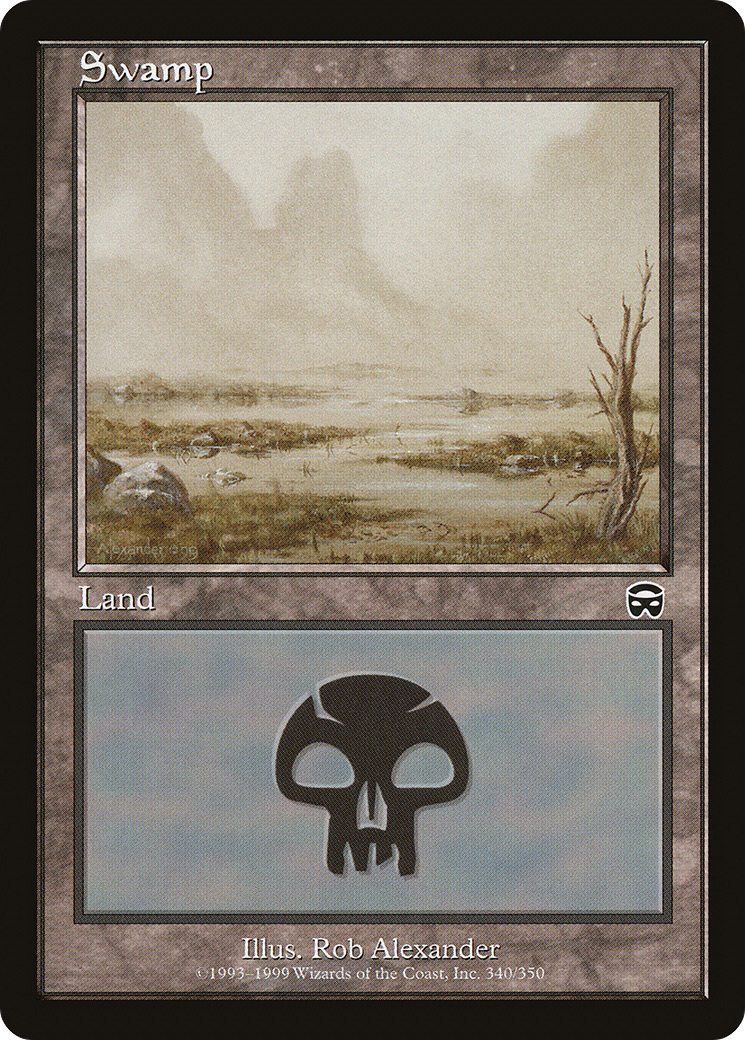 Swamp (340) Foil - Mercadian Masques