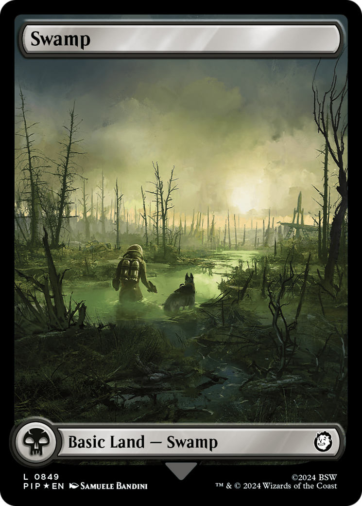 Swamp (849) Surge Foil - Fallout