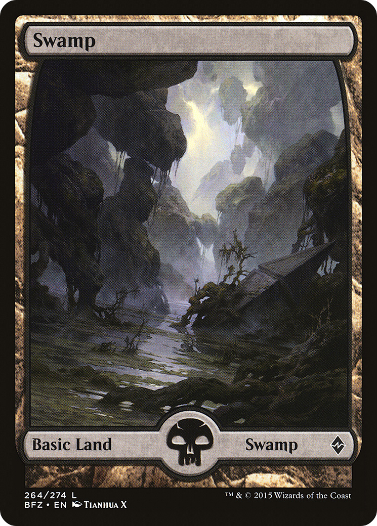 Swamp (264) Foil - Battle for Zendikar