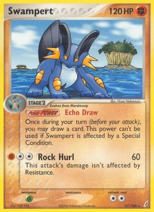 Swampert (27) Reverse Holofoil - Crystal Guardians