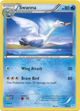 Swanna (27) - Trainer Kit: Pikachu Libre & Suicune