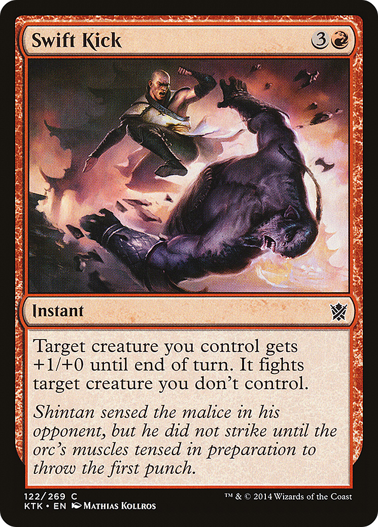 Swift Kick (122) Foil - Khans of Tarkir