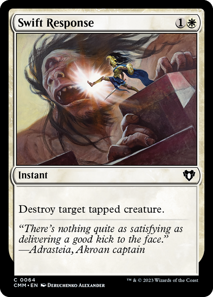 Swift Response (064) - Commander Masters