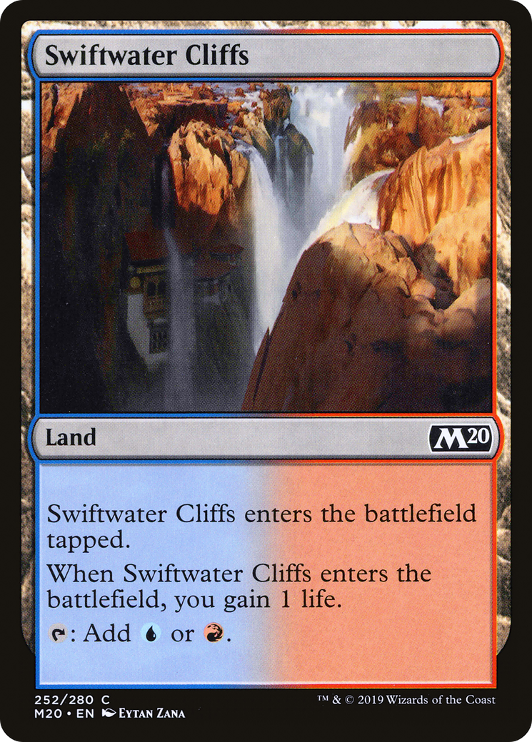 Swiftwater Cliffs (252) - Core Set 2020 Foil