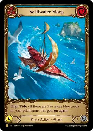 Swiftwater Sloop (Blue) (Extended Art) (SEA168) Cold Foil - High Seas