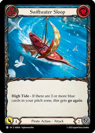 Swiftwater Sloop (Blue) (SGB026) - Silver Age