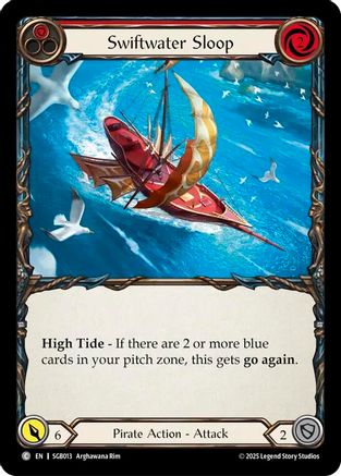 Swiftwater Sloop (Red) (SGB013) - Silver Age