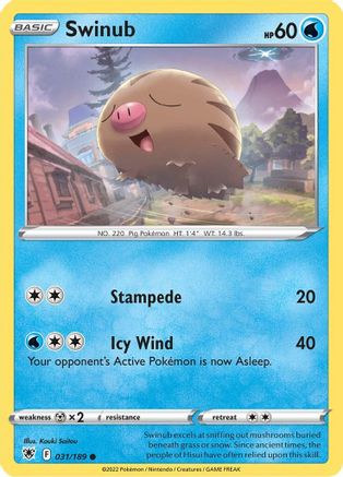 Swinub (31) Reverse Holofoil - Astral Radiance