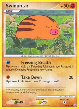 Swinub (77) Reverse Holofoil - Stormfront
