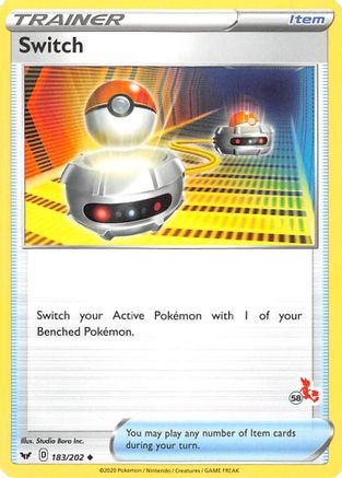 Switch (#58 Cinderace) (183) - Battle Academy 2022
