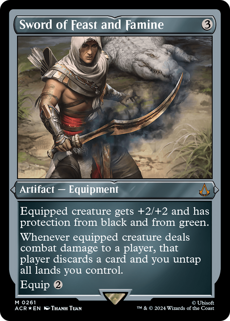 Sword of Feast and Famine (261) Etched Foil - Assassin's Creed