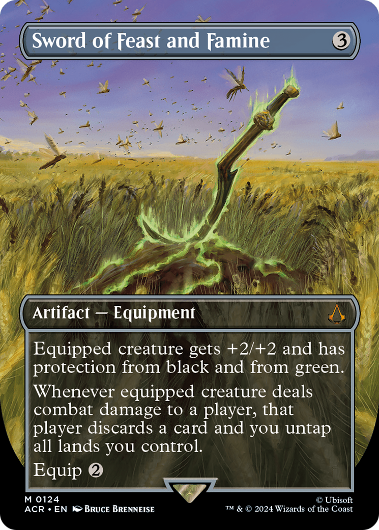 Sword of Feast and Famine (Borderless) (124) Foil - Assassin's Creed