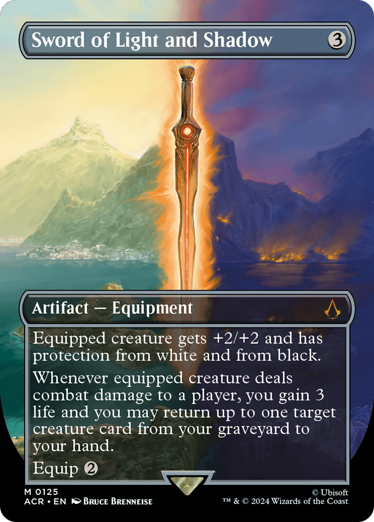 Sword of Light and Shadow (Borderless) (125) Foil - Assassin's Creed
