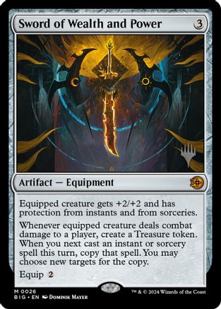 Sword of Wealth and Power (Promo Pack) (026) Foil - Lorwyn Eclipsed