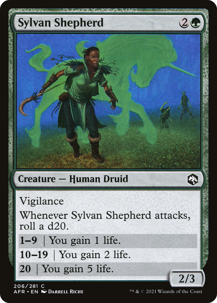 Sylvan Shepherd (206) - Adventures in the Forgotten Realms Foil