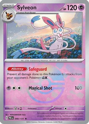 Sylveon (Poke Ball Pattern) (40) Reverse Holofoil - Prismatic Evolutions