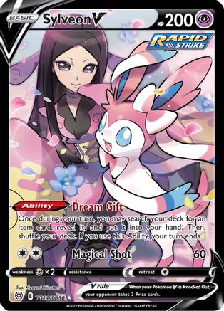 Sylveon V (Alternate Full Art) (TG14) Holofoil - Brilliant Stars