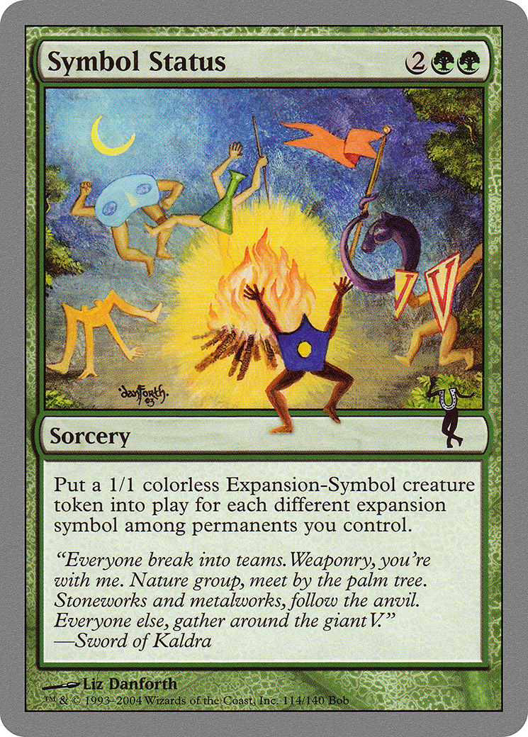 Symbol Status (114) Foil - Unhinged