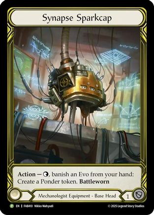 Synapse Sparkcap (Golden) (FAB410) Cold Foil - Flesh and Blood: Promo Cards