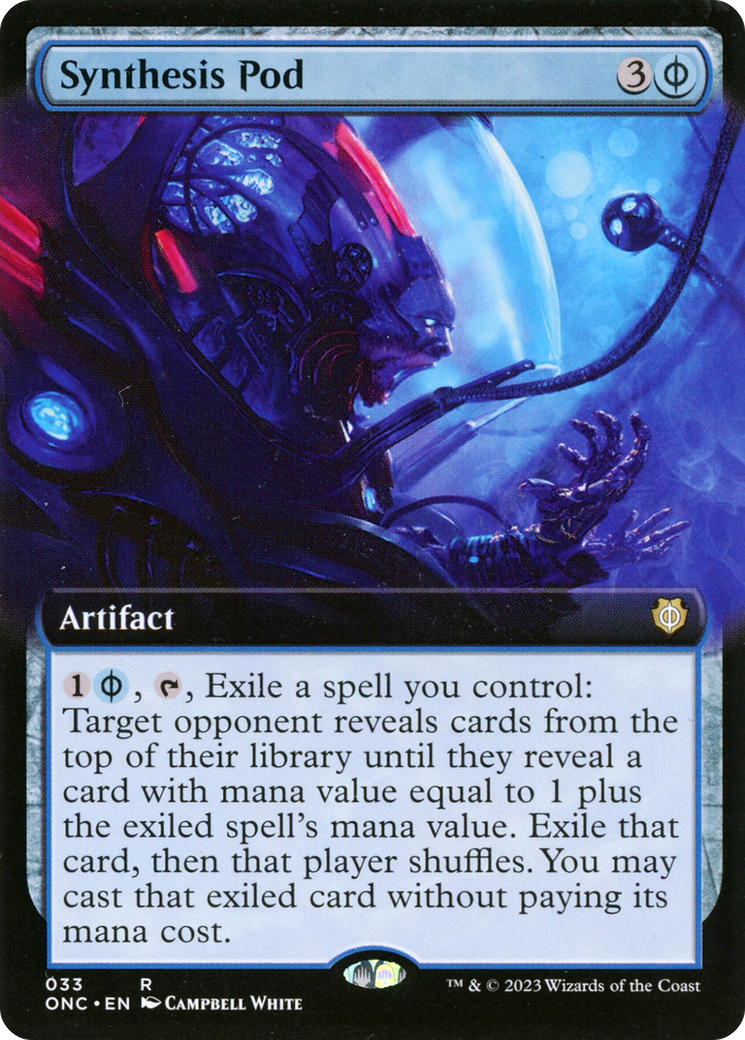 Synthesis Pod (Extended Art) (033) - Phyrexia: All Will Be One Commander Foil