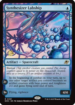 Synthesizer Labship (Prerelease) (081) Foil - Edge of Eternities