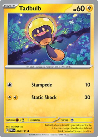 Tadbulb (78) - Paldea Evolved