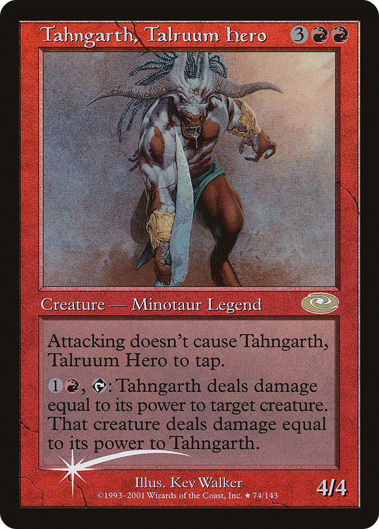 Tahngarth, Talruum Hero (Alt Art) (074) Foil - Planeshift