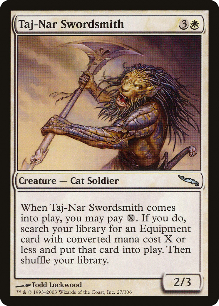Taj-Nar Swordsmith (027) Foil - Mirrodin