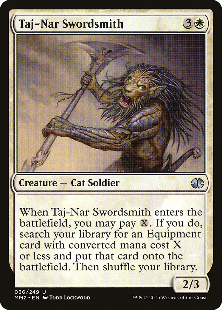 Taj-Nar Swordsmith (036) Foil - Modern Masters 2015
