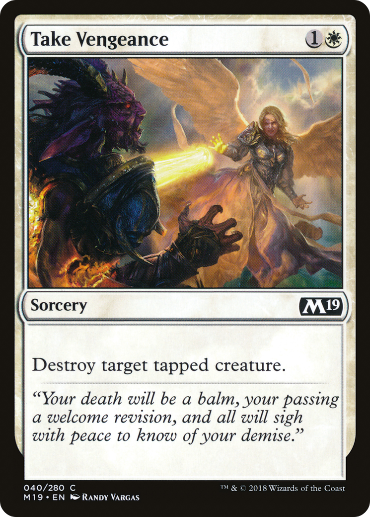 Take Vengeance (040) - Core Set 2019 Foil