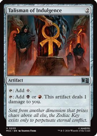 Talisman of Indulgence (220) - Commander: Marvel Super Heroes