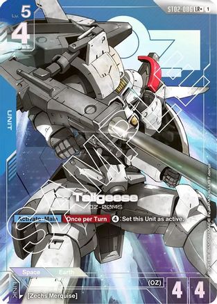 Tallgeese (LR+) (ST02-006) Holofoil - Starter Deck 02: Wings of Advance