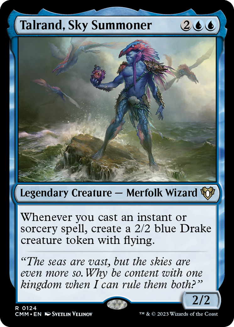 Talrand, Sky Summoner (124) Foil - Commander Masters