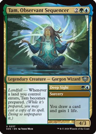 Tam, Observant Sequencer (237) Foil - Secrets of Strixhaven