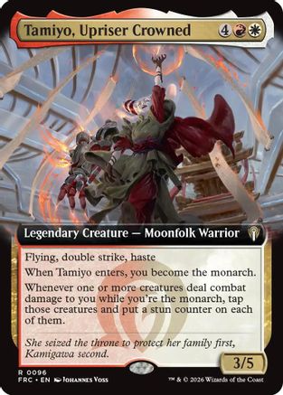 Tamiyo, Upriser Crowned (Extended Art) (096) - Commander: Reality Fracture