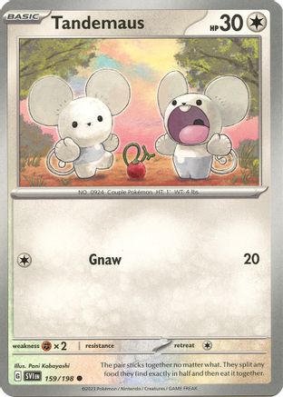 Tandemaus (159) Reverse Holofoil - Scarlet & Violet