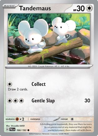 Tandemaus (166) Reverse Holofoil - Paldea Evolved