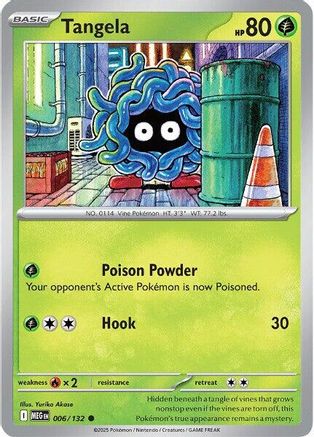 Tangela (6) Reverse Holofoil - Mega Evolution