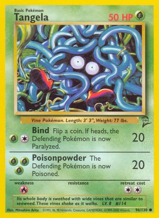 Tangela (96) - Base Set 2