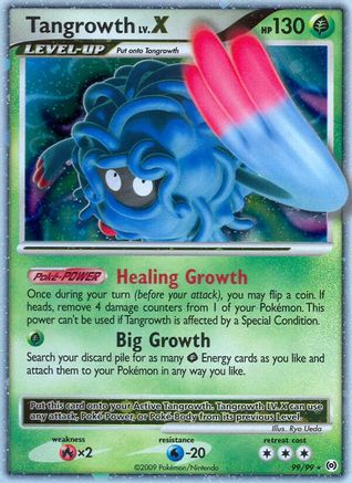 Tangrowth Lv.X (99) Holofoil - Arceus