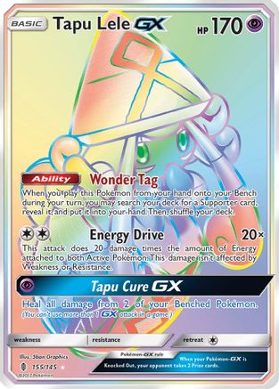 Tapu Lele GX (155) Holofoil - Guardians Rising