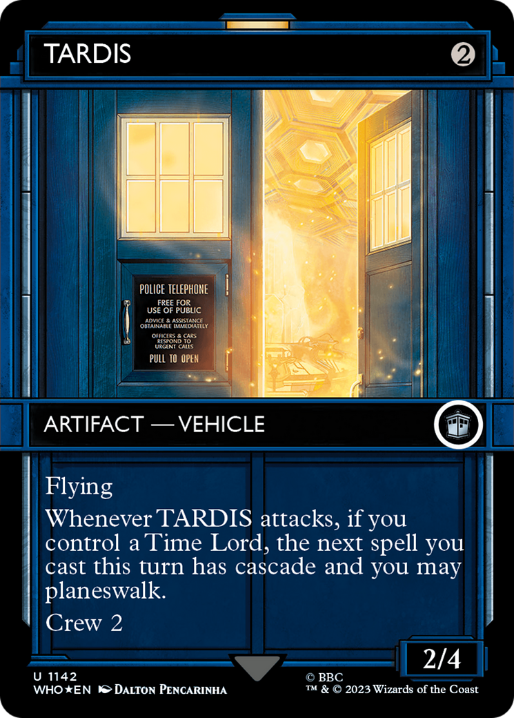 TARDIS (Showcase) (1142) Surge Foil - Doctor Who
