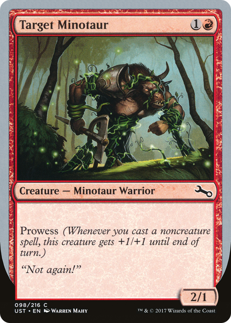 Target Minotaur (98d) - Unstable Foil