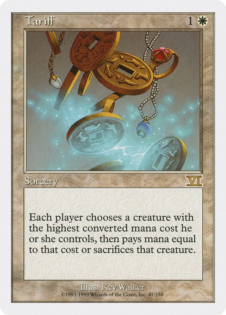 Tariff (047) - Classic Sixth Edition