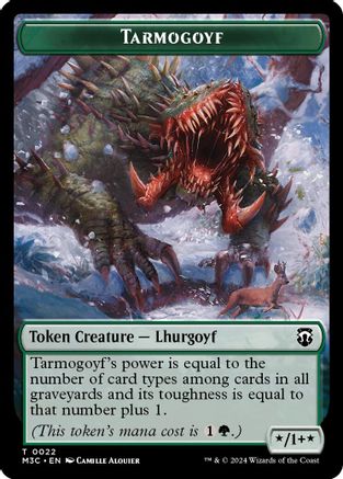 Tarmogoyf // Goblin (22/13) - Commander: Modern Horizons 3 Tokens