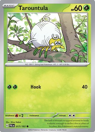 Tarountula (17) Reverse Holofoil - Paldea Evolved